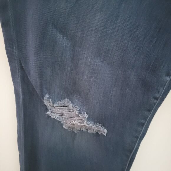 NEW 29 Fidelity Denim CHER High Rise Slim Straight LIGHTLY DISTRESSED Jeans NWOT - Picture 9 of 11